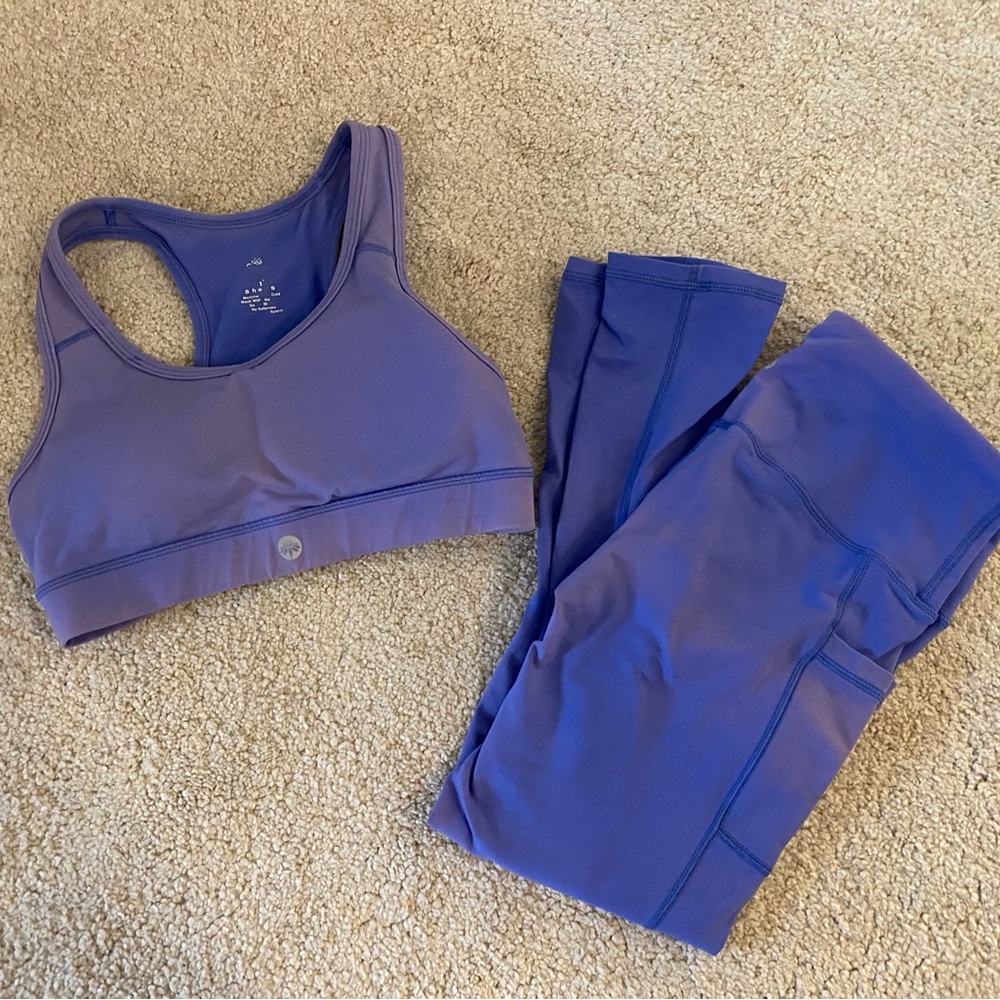 Sentia Athletics Women’s Workout Set Bra Too and Cropped Leggings
